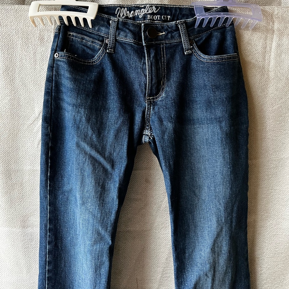 Wrangler Women's Boot Cut Jeans - Dark Blue